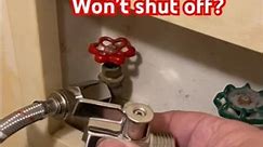 Faulty water shut off valve Quick fix!! #shorts #plumbing