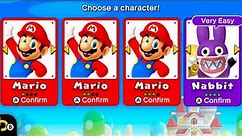 New Super Mario Bros. U Deluxe – 3-4 Players Walkthrough Co-Op Full Game (All Star Coins)