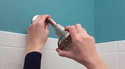 MOEN Easy Clean XL 1-Spray 2.5 in. Single Wall Mount Fixed Shower Head in Polished Brass 6300P