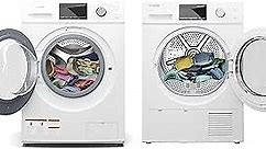 KoolMore Washer + Dryer Bundle - 2.7 Cu. Ft. Front Load Washing Machine [120V] (FLW-3CWH) + 4.4 Cu. Ft. Front Load Dryer [240V] (FLD-5CWHP), White