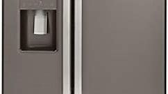 GE 21.8 Cu. Ft. Slate Counter-Depth Side-By-Side Refrigerator - GZS22IMNES