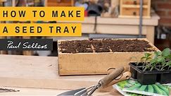 How to make a Seed Tray | Paul Sellers