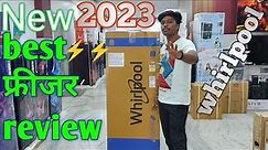 whirlpool⚡ 2023 BEST single💥 DOOR freezer🥶 REVIEW🥶 AND UNBOX /72763 #whirlpool #fridge