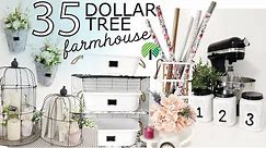 35 Farmhouse Dollar Tree DIY Crafts | Pretty and EASY Ideas