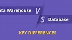 Difference Between Data Warehouse and Database