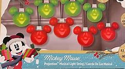Disney Christmas Mickey musical string lights from @homedepot #disneychristmas #disneyholidays #disneyhome #disneydecor #disneylife #disneylifestyle #homedepot | Disneylifestylers