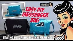 Classic Messenger bag SEWING tutorial - Beginner Friendly