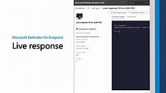 Investigate entities on devices using live response