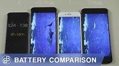 iPhone 7 vs iPhone 6S Plus vs iPhone 7 Plus vs iPhone 6: Battery Life Comparison/Battery Test
