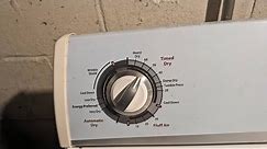 Whirlpool dryer no heat. temperature selector switch bypass and timer testing