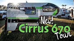Cirrus 670/720 Tour! The new light-weight short bed truck camper!