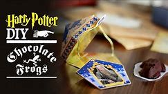 DIY Chocolate Frog Box + Card + Recipe (Movie Version!) - MUGGLE MAGIC