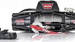 WARN 103253 VR EVO 10-S Electric 12V DC Winch with Synthetic Rope: 3/8" Diameter x 90' Length, 5 Ton (10,000 lb) Pulling Capacity