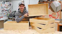 How To Build Plywood Drawers, Strong, Easy and FAST!