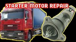How To Rebuild A Engine Starter | Truck Starter Motor Problem Sound ||