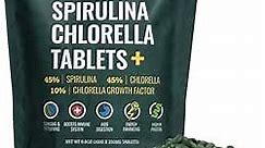 On Target Living Spirulina Chlorella + CGF | 1000 Tablets | Vegan | Boosts Immune System | High in Protein | Alkalyzing | Nutrient Dense | Detoxifying | Energy | Recovery |