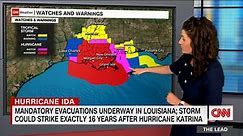 Ida: Hurricane warnings issued in Louisiana