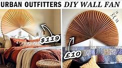 Get the Look of URBAN OUTFITTERS 'Palmera' Bamboo Wall Fan for Less! DIY DECOR DUPES