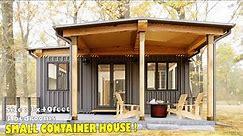 Adorable Container House Design with three 40ft containers | Small but elegant house