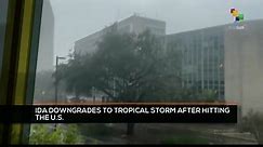 FTS 12:30 30-08: Ida downgrades to tropical storm after hitting the U.S