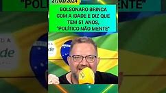 "BOLSONARO DISSE POLÍTICO NÃO MENTE" #noticias #stf #curiosity #mito #bolsonario #noticia