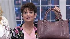 Frye Leather Melissa Satchel Handbag on QVC