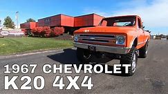 1967 Chevrolet K20 4X4 Pickup For Sale