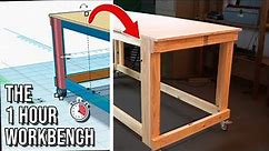 Make A Sturdy Workbench The Simplest Way - DIY...