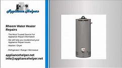 Rheem Water Heater Repairs