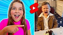 REACTING TO OUR VIRAL SHORTS! 😂