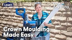 How to Cut and Install Crown Moulding | How To Anything