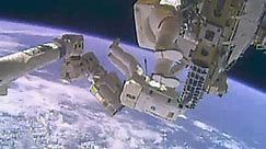 Spacewalk success: Astronauts replace refrigerator-size pump