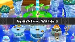 New Super Mario Bros. U Deluxe - Sparkling Waters - All Star Coins and Secret Exits