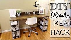 DIY Desk Build | IKEA HACK
