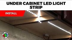 Installing Under Cabinet LED Light Strips