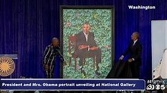 President and Mrs. Obama portrait unveiling at National Gallery