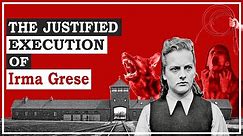 The JUSTIFIED EXECUTION of Irma Grese or The Beast of Belsen, the German camp guard (Horrific Story)