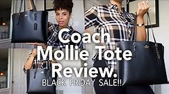COACH MOLLIE TOTE REVIEW | BLACK FRIDAY SALE 2021 #coachbag #coachmollietote #coachhandbags