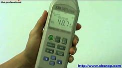 Digital Sound Level Meter TES1353H at Obsnap Instruments