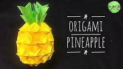 Pineapple Origami | How to make pineapple with paper | fruit origami