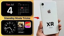 iOS 17.2.1 on iPhone XR - Standby Mode Tricks & Tips iPhone XR