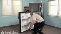 Refrigerator Repair- Replacing the Lower Door Shelf Bin (Frigidaire Part #240338101)