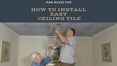 How to Install Easy Ceiling Tile