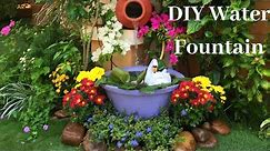 Easiest water fountain||Clay pot fountain in just 5 mins||DIY Water Fountain