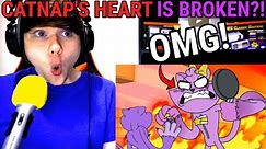 CATNAP'S HEART is BROKEN?! (Cartoon Animation) @GameToonsPlus REACTION!