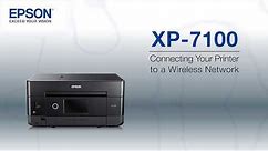 Epson Expression Premium XP-7100 | Wireless Setup Using the Control Panel