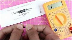 How to Check Diode with Multimeter | Simple and Easy Method to Test Diode