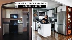 DIY SMALL KITCHEN MAKEOVER FROM START TO FINISH