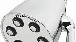 Speakman S-2252 Signature Icon Anystream Adjustable High Pressure Shower Head-1.75 GPM Solid Brass Replacement Bathroom Showerhead, Polished Chrome, 2.5