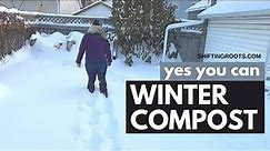 How to Winter Compost when it's FREEZING outside